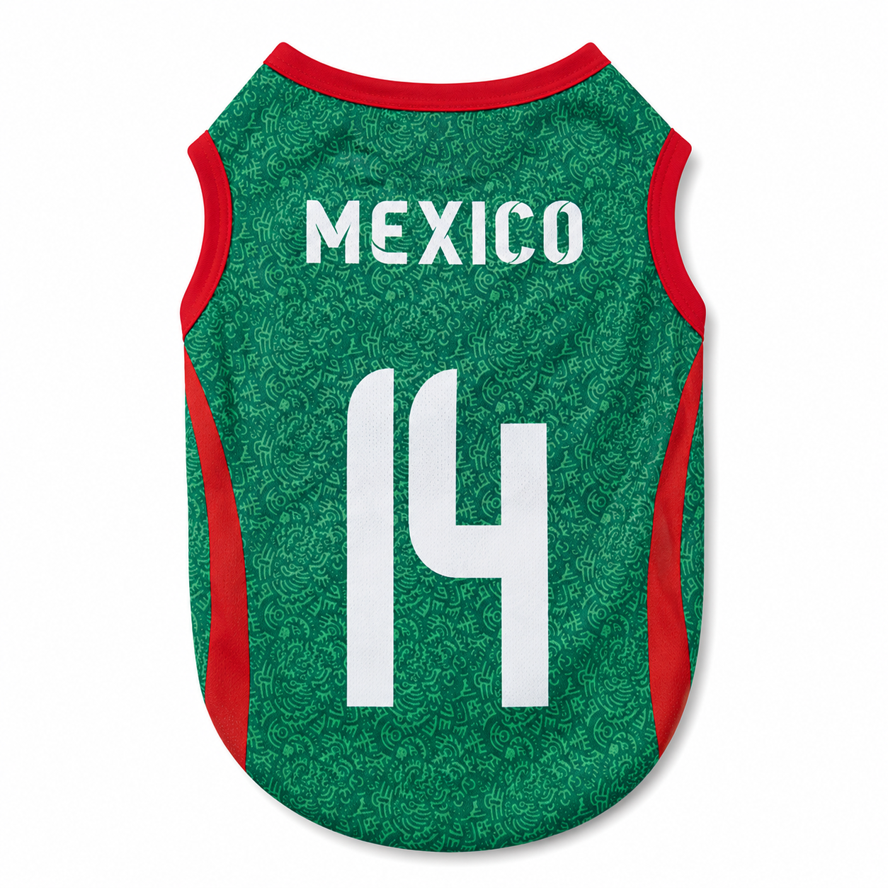 Mexico Dog Soccer Jersey – Lightweight & Breathable