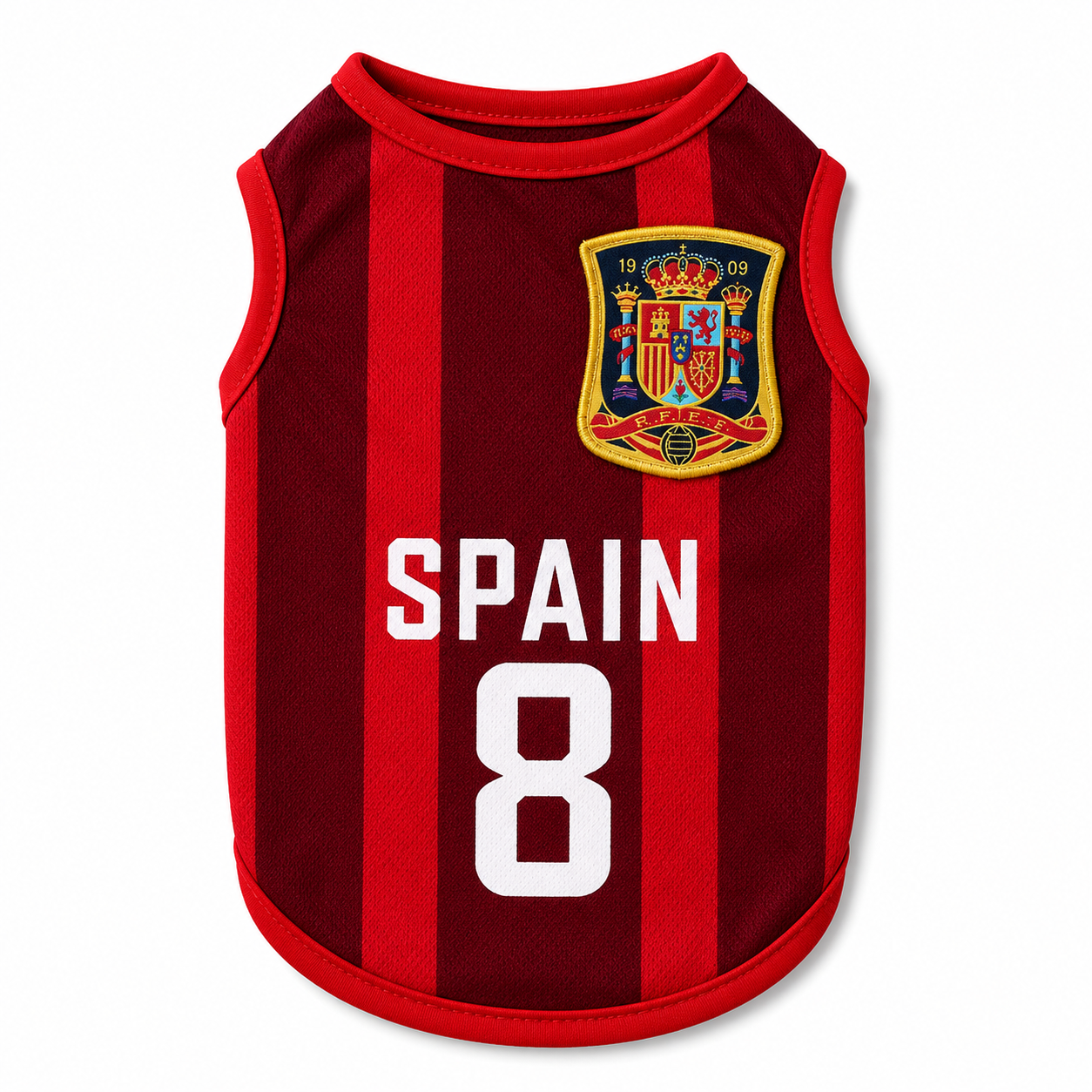 Spain Dog Soccer Jersey – Lightweight & Breathable