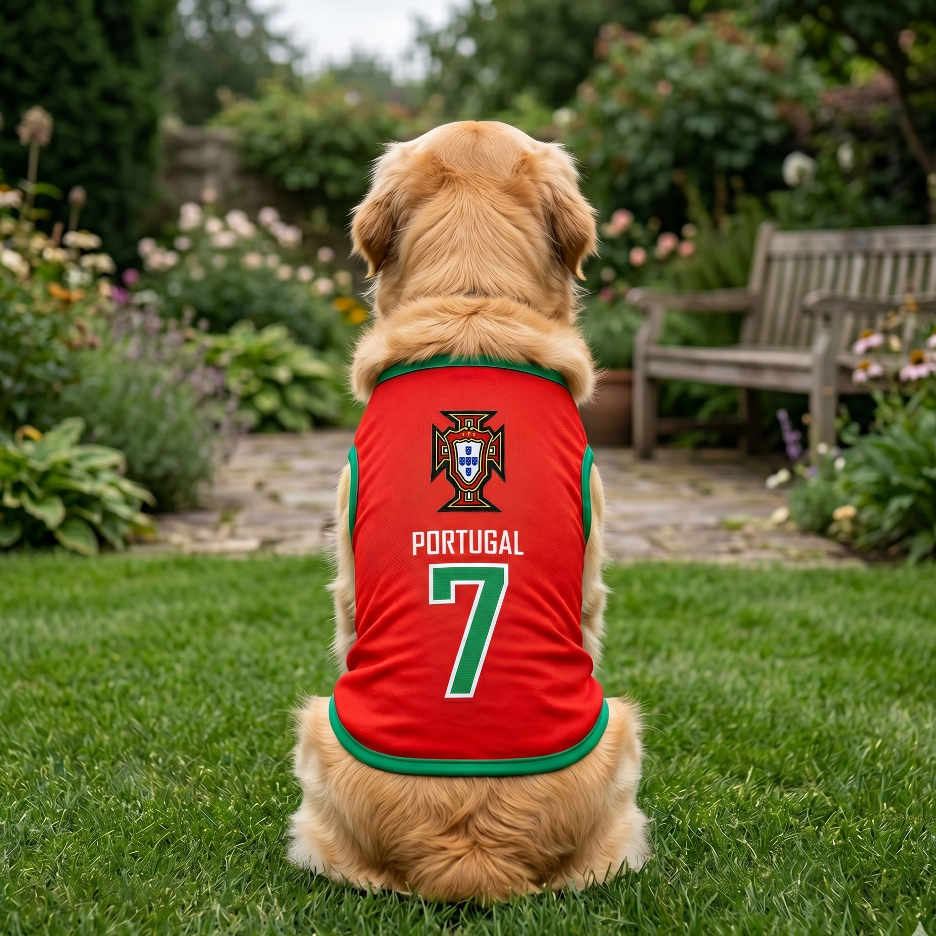 Portugal Dog Soccer Jersey – Lightweight & Breathable