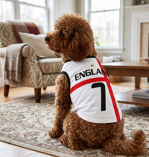 England Dog Soccer Jersey – Lightweight & Breathable