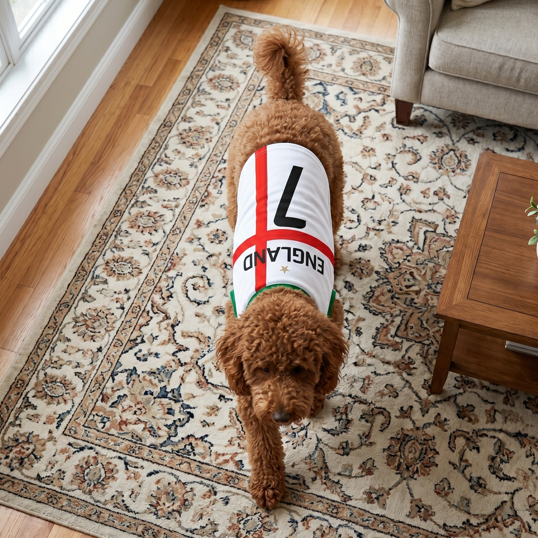 England Dog Soccer Jersey – Lightweight & Breathable